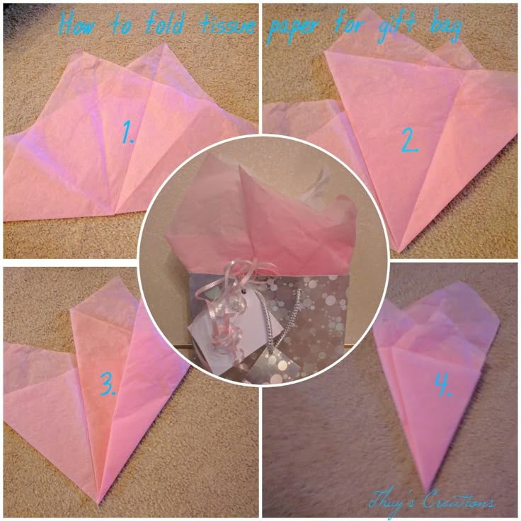 How To Fold Tissue Paper for Gift Basket?