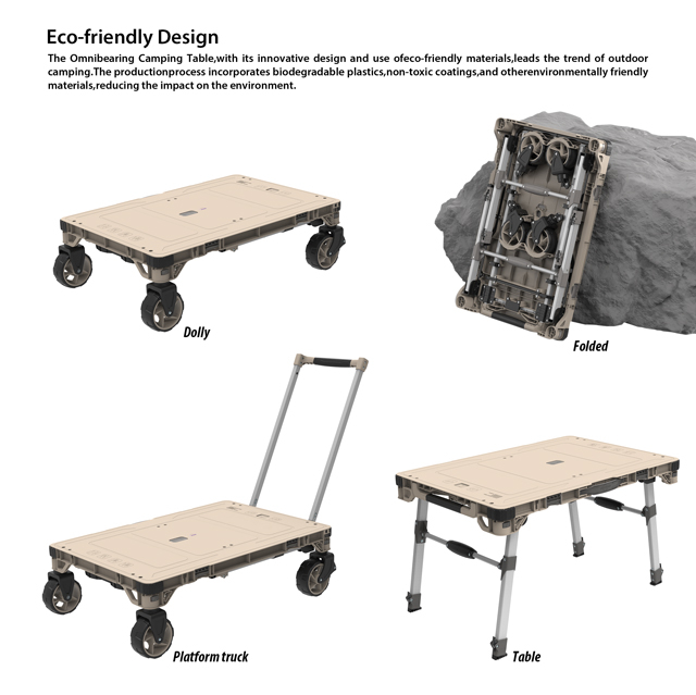 Omnibearing Camping Table