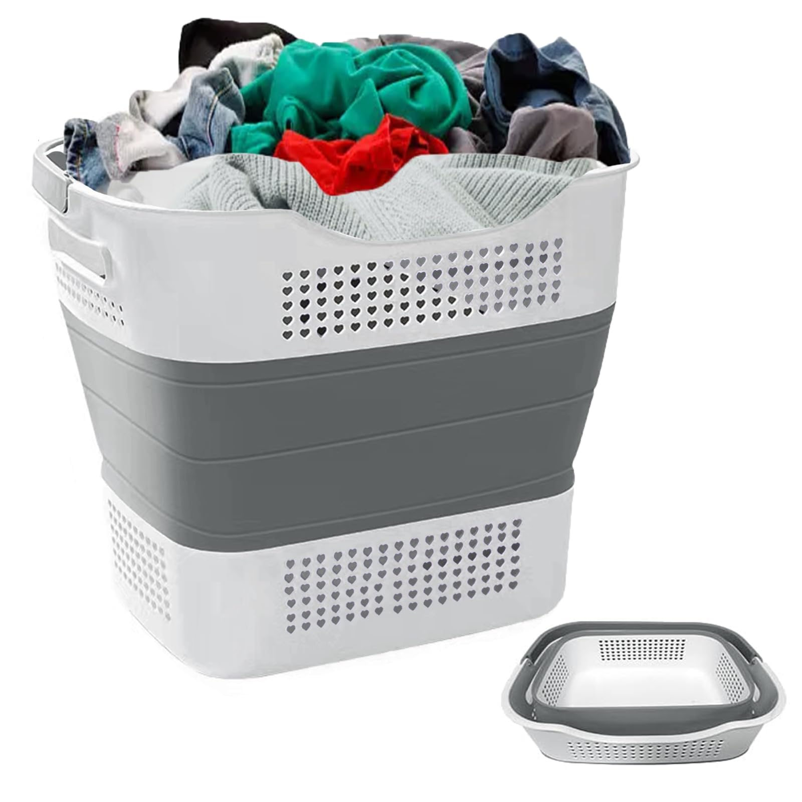 How To Fold Collapsible Laundry Basket?